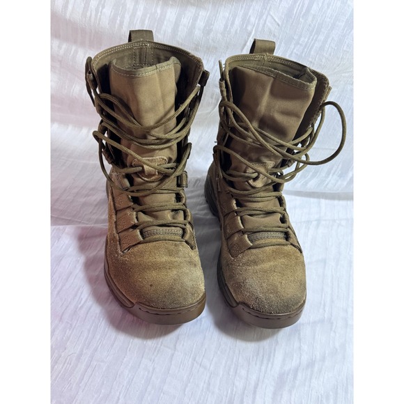 Nike SFB Gen 2 8 Leather Tactical Boots Mens 5 Coyote Brown 922471-900 Good